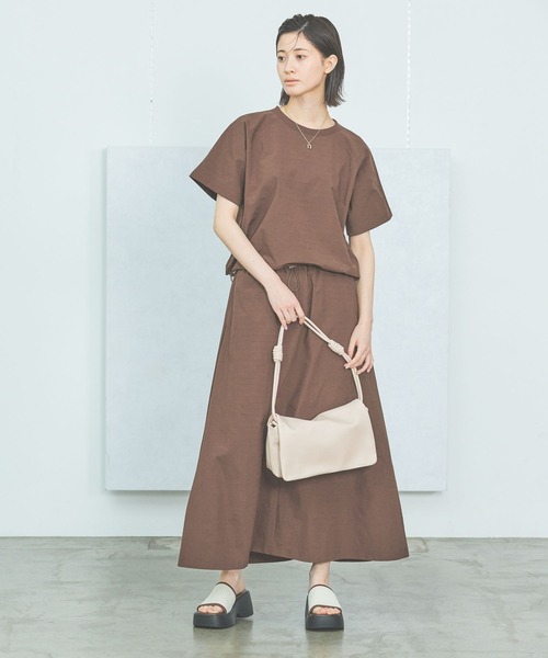 LAKOLE（ラコレ） ショルダーバッグ バッグ ノット1ハンドル横長
