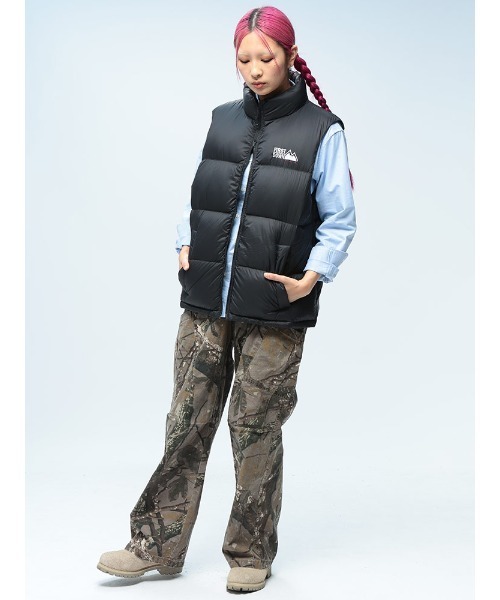 N⭐︎　1/f clothing ハーフジップショートダウンベスト 正規品】THE NORTH FACE PURPLE LABEL ノースフェイス パープル