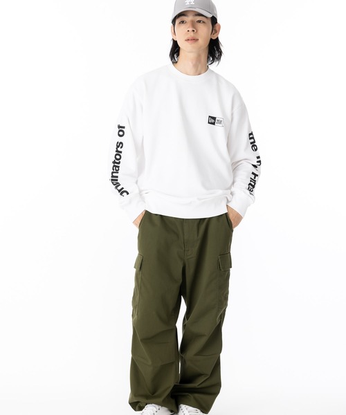 【新品タグ付き】ニューエラ スウェット プルオーバー ビッグロゴ メンズ XXL NEW ERA（ニューエラ） スウェット 手書き風ロゴ ONSPOTZ別注