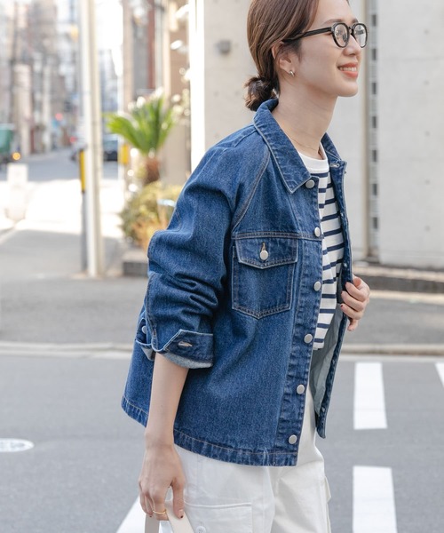 2点URBAN RESURCH DOORS シャツ・デニムジャケット Denim Zip Blouson（デニムジャケット）｜URBAN RESEARCH DOORS