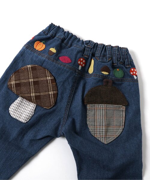 子供用品 BIT'Z パンツ 秋の味覚刺繍YUMMYパンツ キッズ 子供服 男の子