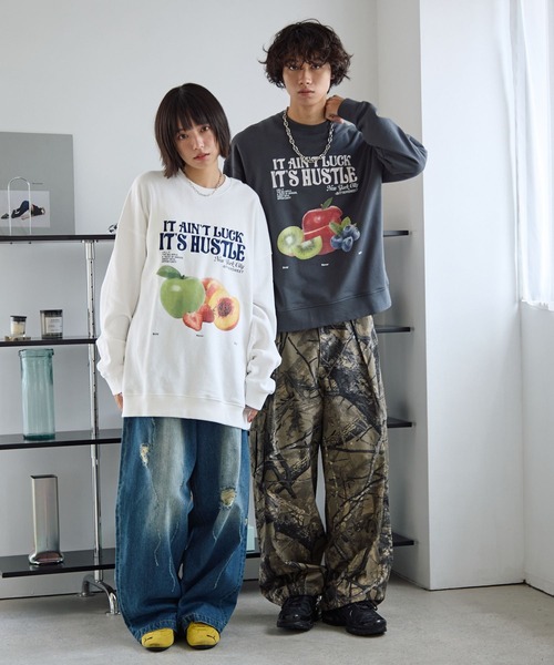 PBLIM トレーナー スウェット 「UNISEX」アソートフルーツスウェット