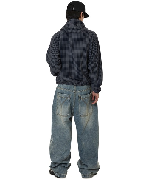 OY（オーワイ） コート アウター 「OY/オーワイ」CHECK HOODED