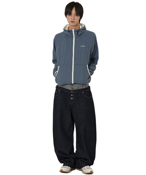 OY（オーワイ） コート アウター 「OY/オーワイ」CHECK HOODED