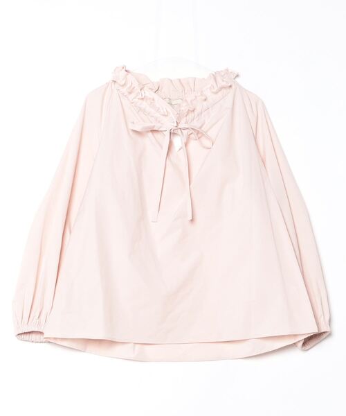 おこおこ様！ヨーガンレール　コットン　ブラウス　ババグリーンストライプ おこおこ様！ヨーガンレール コットン ブラウス ババグリーン