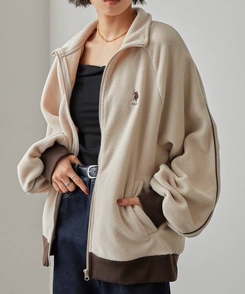 U.S. POLO ASSN. ラインデザインフリーストラックジャケット U.S. POLO 