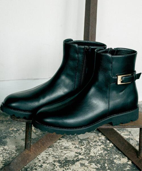 UNTITLED（アンタイトル） ブーツ 「軽量」バックルジョッキーブーツ