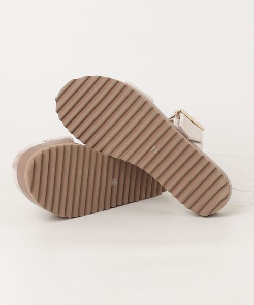 UNITED ARROWS（ユナイテッドアローズ） フラットサンダル 37 ベージュ 
