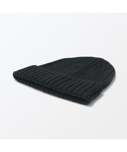無印良品（MUJI） ニット帽 ニットキャップ おでこのチクチクを抑えた
