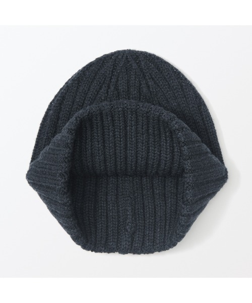 無印良品（MUJI） ニット帽 ニットキャップ おでこのチクチクを抑えた