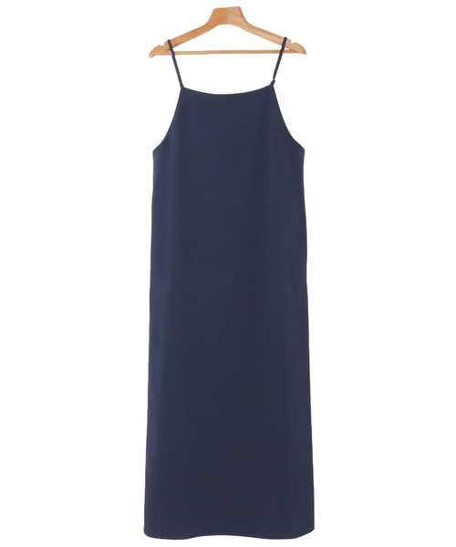 「evernavy」 ノースリーブワンピース S チャコールグレー レディース_画像2