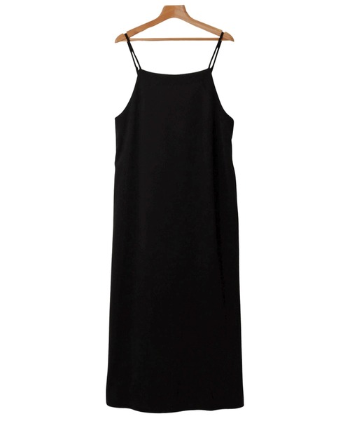 「evernavy」 ノースリーブワンピース S チャコールグレー レディース_画像3