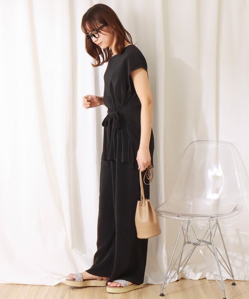 「libelle more」 セットアップ L グレイッシュベージュ レディース_画像4