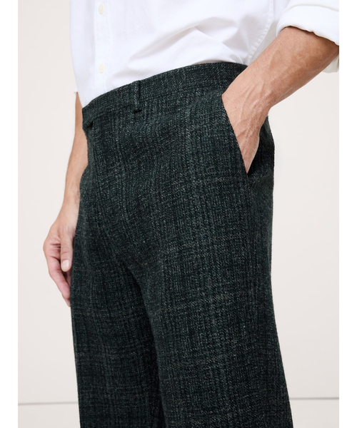スラックス イタリアンウール ツイード スーツパンツ メンズ
