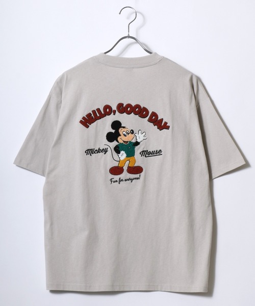 Disney（ディズニー） tシャツ 半袖 ミッキーマウス バックプリント