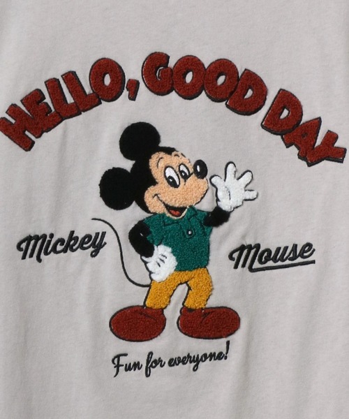 Disney（ディズニー） tシャツ 半袖 ミッキーマウス バックプリント