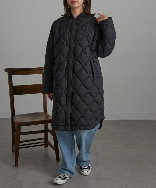 NANGA レディースロングダウン NANGA（ナンガ） ダウンコート ダウンジャケット 「NANGA」RIB COLLAR