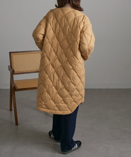 ダウンコート ダウンジャケット 「NANGA」RIB COLLAR QUILTED DOWN COAT W ND2442-1C603 レディースの画像