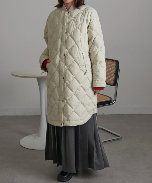 ダウンコート ダウンジャケット 「NANGA」RIB COLLAR QUILTED DOWN COAT W ND2442-1C603 レディースの画像