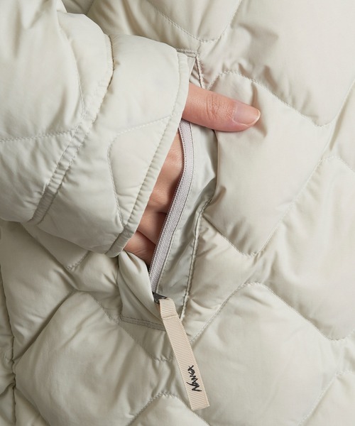 ダウンコート ダウンジャケット 「NANGA」RIB COLLAR QUILTED DOWN COAT W ND2442-1C603 レディースの画像