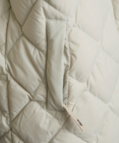 ダウンコート ダウンジャケット 「NANGA」RIB COLLAR QUILTED DOWN COAT W ND2442-1C603 レディースの画像