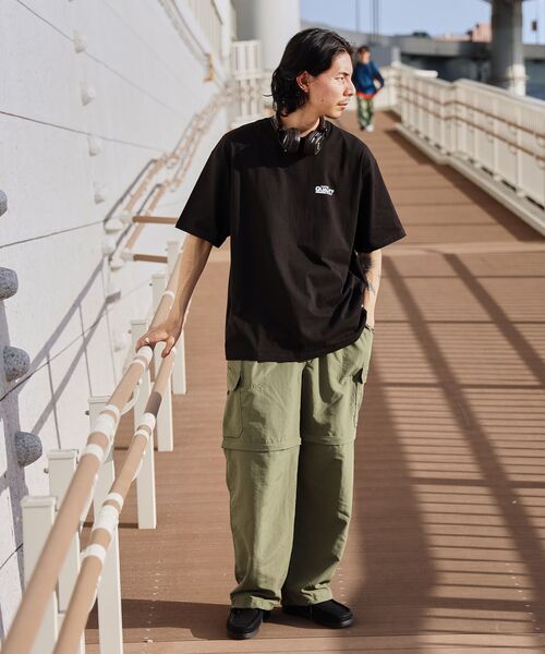 「FFEIN」 半袖Tシャツ LARGE アッシュグレー メンズ_画像8