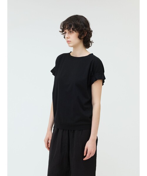 「mizuiroind」 半袖カットソー FREE オフホワイト レディース_画像9