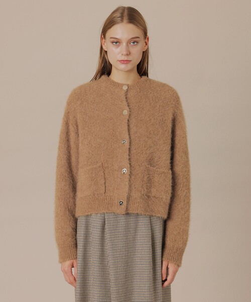 22AW 定価6万 マッキントッシュロンドン ダブルフェイスカーディガン 38 22AW 定価6万 マッキントッシュロンドン ダブルフェイスカーディガン