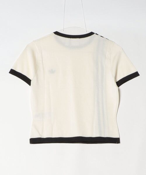 adidas（アディダス） 半袖ニット X-SMALL ホワイト レディース
