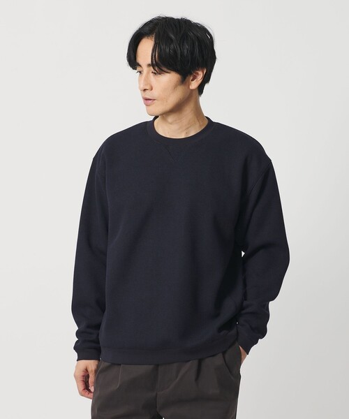 STONE クルーネック スウェットトレーナー タイダイ ウォッシュ BEAUTY＆YOUTH UNITED ARROWS トレーナー スウェット ウェーブ アゼ