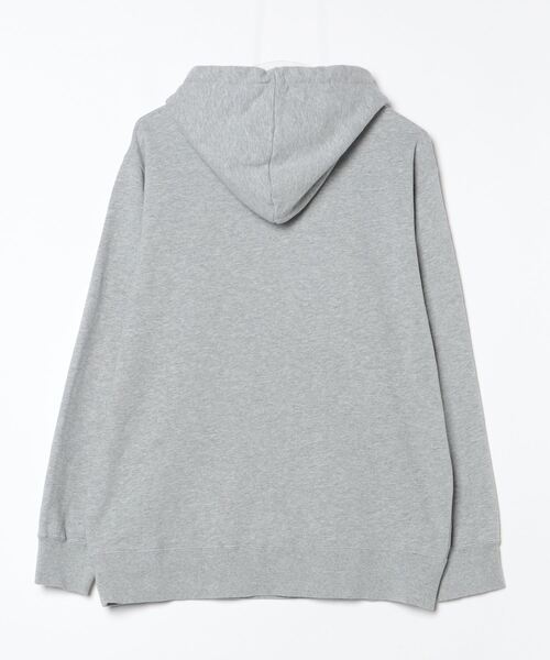 「Champion」 ワンポイントプルオーバーパーカー X-LARGE グレー レディース_画像2