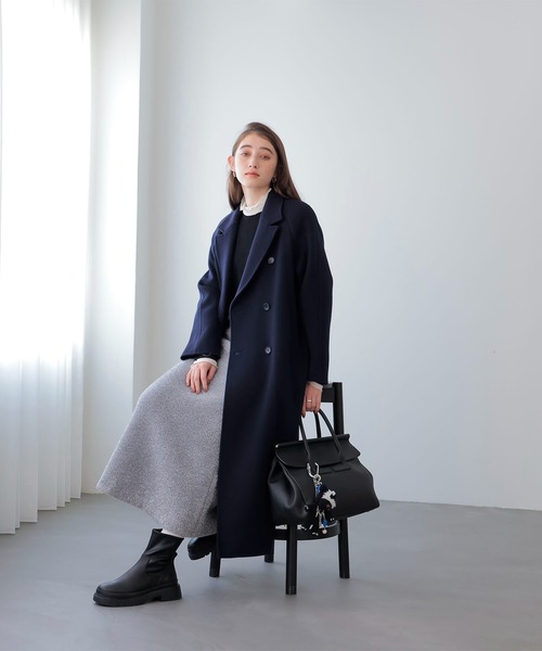 Jines（ジネス） コート アウター シャルムビーバーロングコート