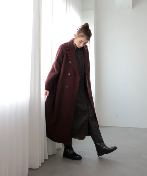 Jines（ジネス） コート アウター シャルムビーバーロングコート