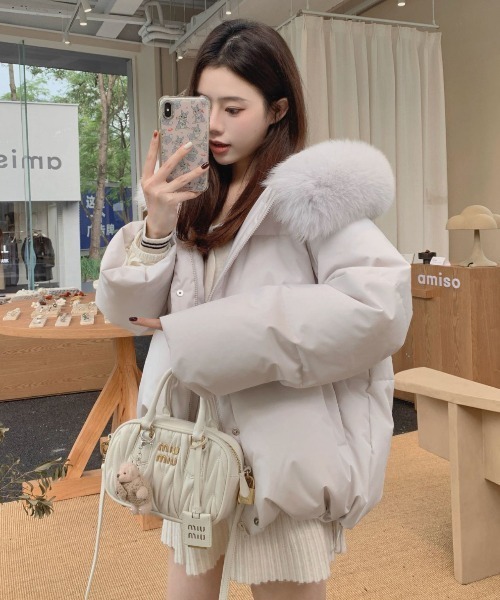 ＆soiree（アンドソワレ） ダウンコート ダウンジャケット ビック