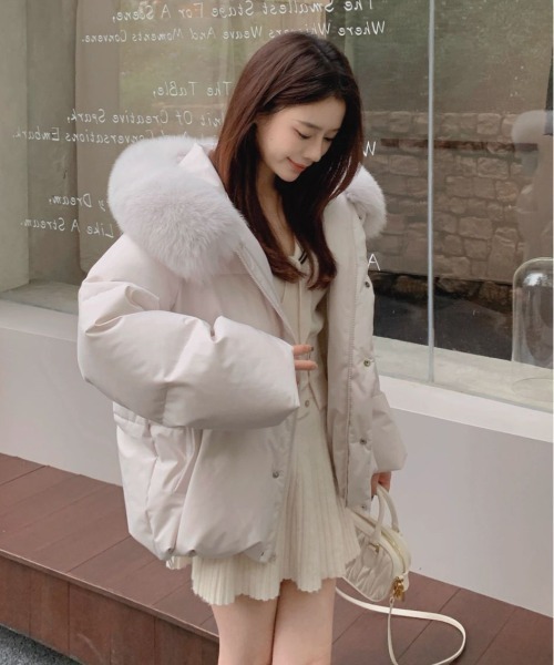 ＆soiree（アンドソワレ） ダウンコート ダウンジャケット ビック