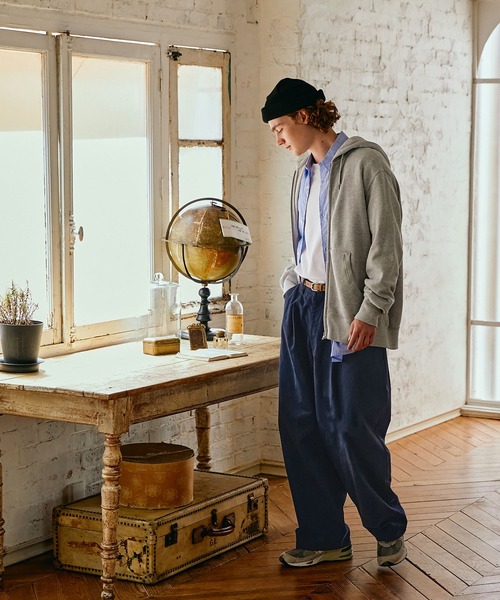 「EMMA CLOTHES」 チノパンツ L ダークネイビー メンズ_画像2