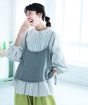 ブラウス シャツ ベストに合わせる、やさしいス...の詳細画像1