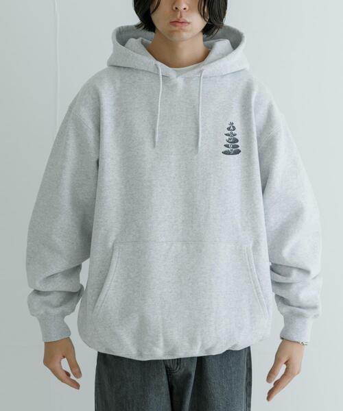 「MARMOT CAPITAL」 プルオーバーパーカー LARGE グレー メンズ_画像4
