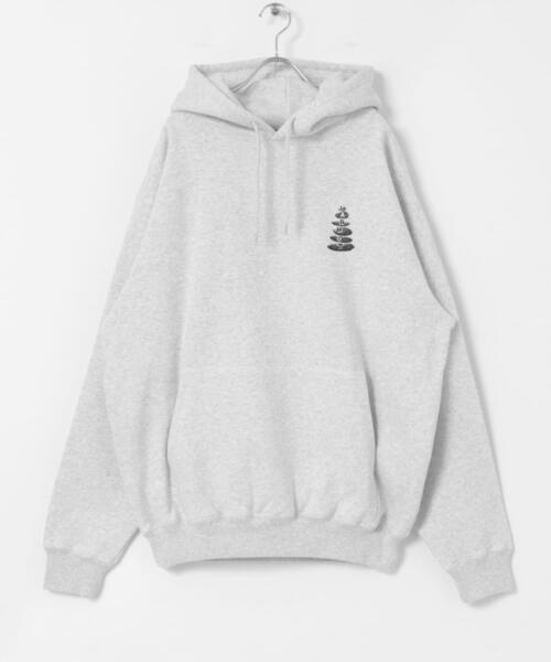 「MARMOT CAPITAL」 プルオーバーパーカー LARGE グレー メンズ_画像8