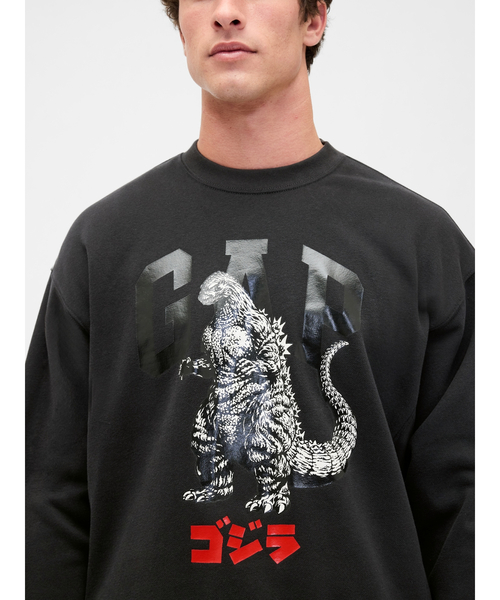 GAP（ギャップ） トレーナー スウェット ゴジラ ヴィンテージソフト