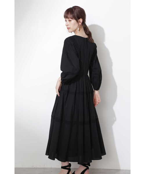 「JILL STUART」 長袖ワンピース 2 ホワイト レディース_画像5