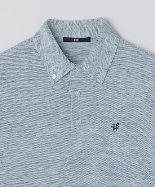 SHIPS（シップス） ポロシャツ 「WEB限定」SHIPS: リネンミックス