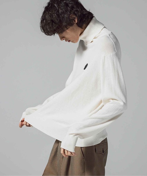 「VIKTOR&ROLF」 タートルネックニット 46 ホワイト メンズ_画像2