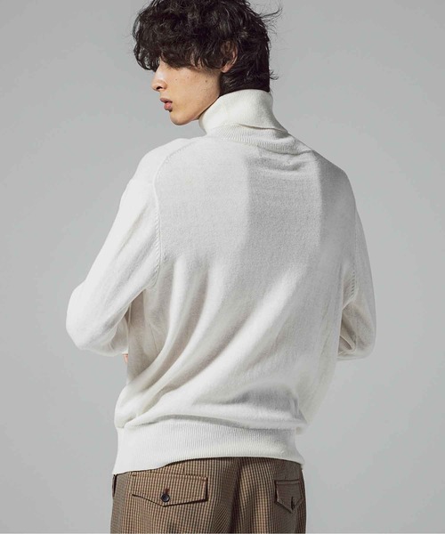 「VIKTOR&ROLF」 タートルネックニット 46 ホワイト メンズ_画像3
