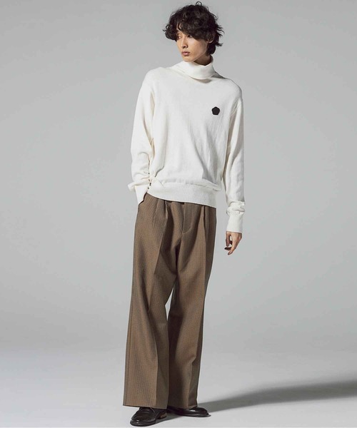 「VIKTOR&ROLF」 タートルネックニット 46 ホワイト メンズ_画像5