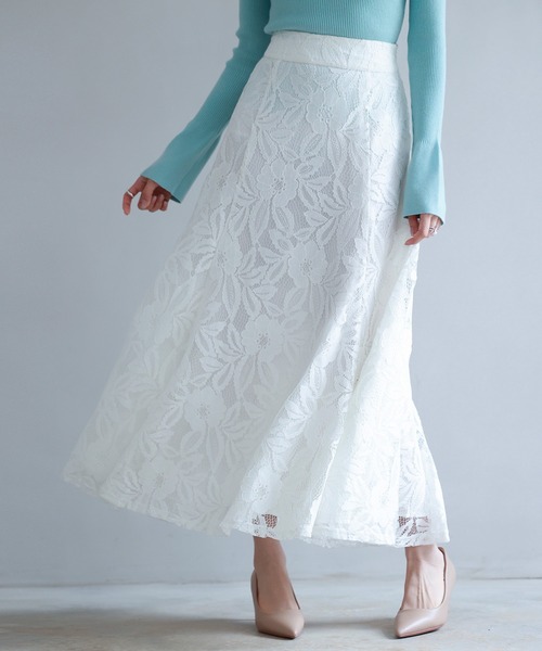 「SAISON DE PAPILLON」 ロングスカート M ブラック レディース_画像3