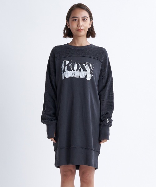 「ROXY」 スウェットカットソー MEDIUM グレー レディース_画像2