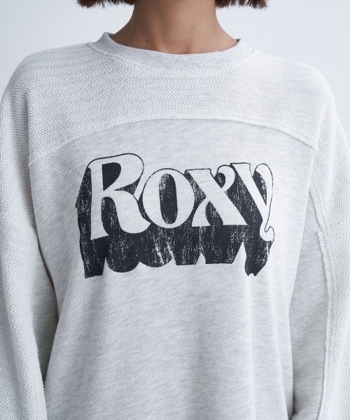 「ROXY」 スウェットカットソー MEDIUM グレー レディース_画像8