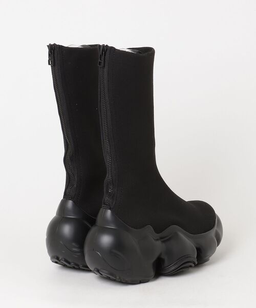 「grounds」 ショートブーツ 22cm ブラック レディース_画像2