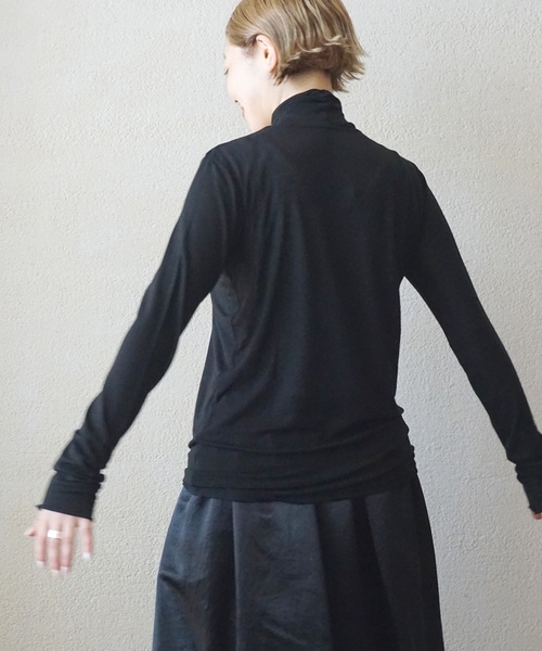 「JOURNAL STANDARD LUXE」 長袖カットソー FREE ブラック レディース_画像4